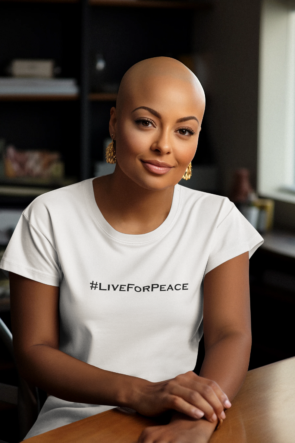 #LiveForPeace BEL FIT T-SHIRT