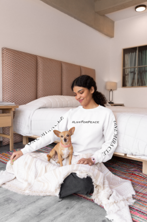 #LiveForPeace x ONE MIRACLE 2X SWEATSHIRT