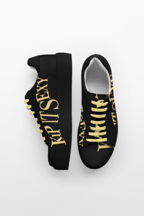 iFLEX BLK GOLD SNEAKERS